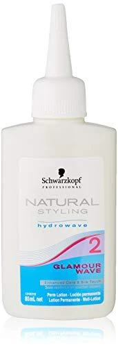 Cheminio sušukavimo losjonas dažytiems plaukams Schwarzkopf Natural Styling Hydrowave Glamour Wave (2) 80ml
