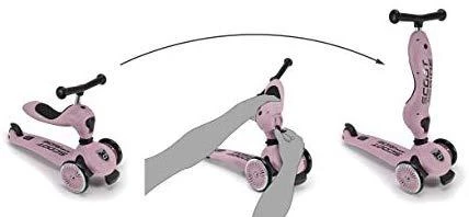 Paspirtukas - balansinis dviratukas  Scoot & Ride Highwaykick 1 2in1 Rose 96270