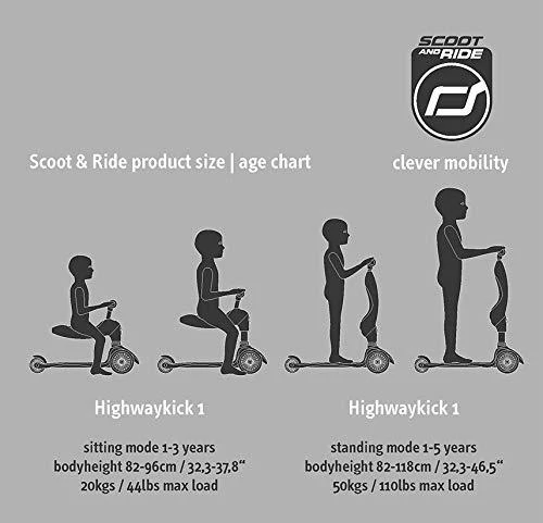 Paspirtukas - balansinis dviratukas Scoot & Ride Highwaykick 1 2in1 Steel 96271