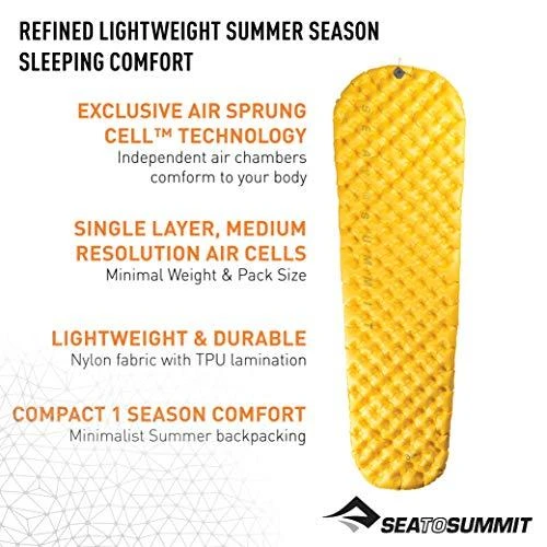 čiužinys SEA TO SUMMIT UltraLight ASC kilimėlis geltonas