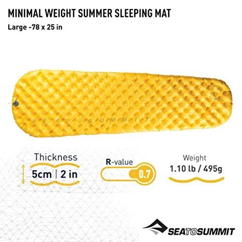 čiužinys SEA TO SUMMIT UltraLight ASC kilimėlis geltonas