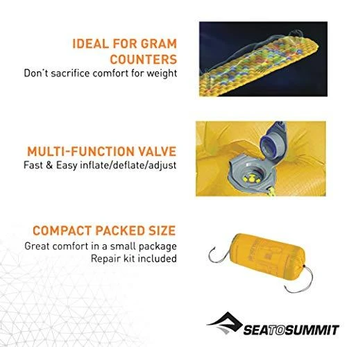 čiužinys SEA TO SUMMIT UltraLight ASC kilimėlis geltonas