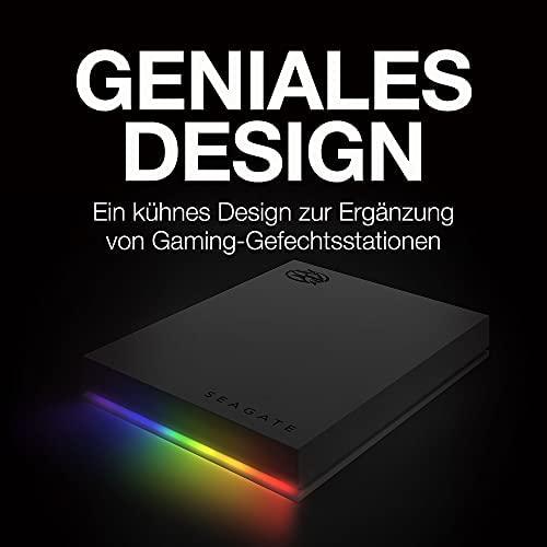 SEAGATE Išorinis kietasis diskas HDD Gaming FireCuda RGB LED (2.5'/1TB /USB 3.0)
