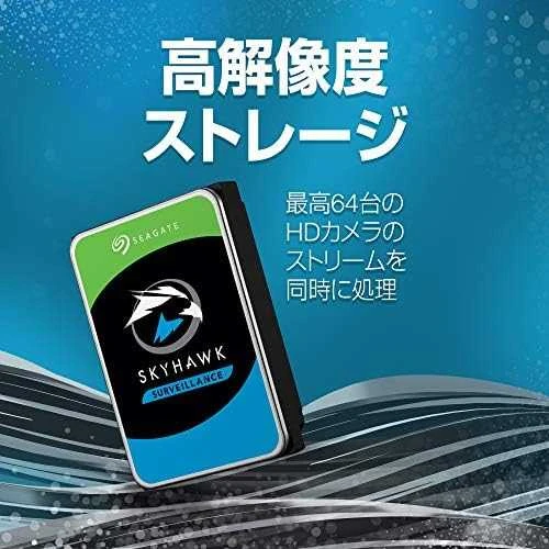 „SEAGATE“ HDD „SkyHawk Surveillance“ (3,5 colio/1 TB/SATA 6 Gb/s/rpm 5400)