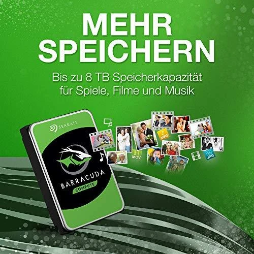 „SEAGATE“ HDD stalinis kompiuteris „Barracuda Guardian“ (3,5 colio / 4 TB / SATA 6 Gb/s/rpm 5400)