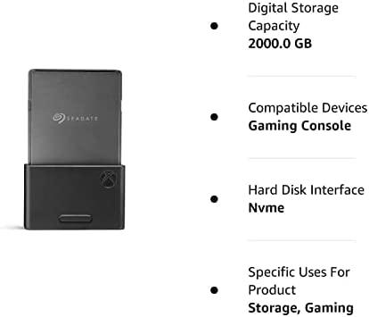 Kietasis diskas Seagate „XBOX Series X/S“ 2 TB išplėtimo plokštė