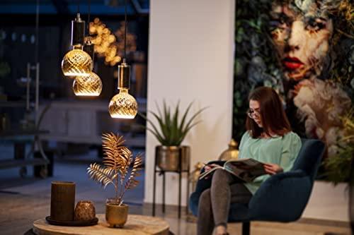 Segula SEGULA LED Floating Globe 150 twisted smokey pilka E27 230Lm