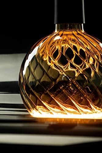 Segula SEGULA LED Floating Globe 150 twisted smokey pilka E27 230Lm