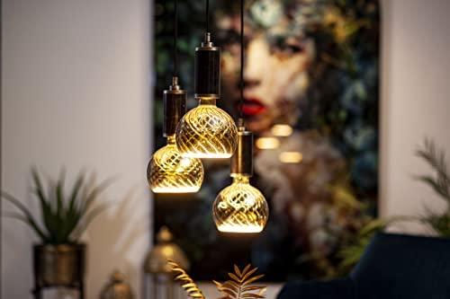Segula SEGULA LED Floating Globe 150 twisted smokey pilka E27 230Lm