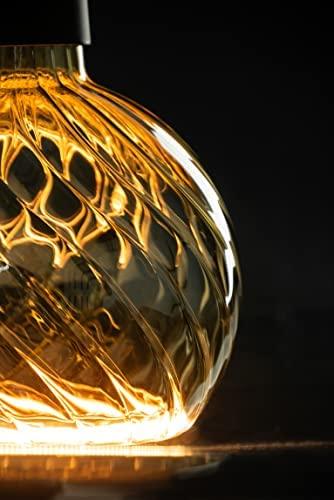 Segula SEGULA LED Floating Globe 150 twisted smokey pilka E27 230Lm