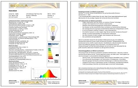 Segula 55805 LED lempa 7,5 W E27 E