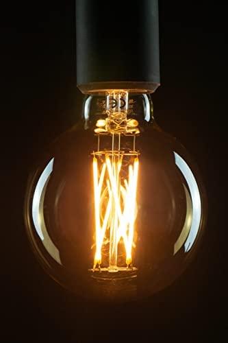 Segula LED Globe 95 auksinis E27 5W 340Lm 1900K ściemnialny