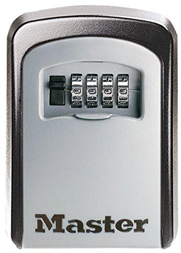 Master Lock Skaitmeninis sieninis seifas raktams su kodiniu užraktu, pakabinamas