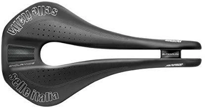 Selle Italia balnas NOVUS SUPERFLOW ENDURANCE S (id atitikimas – S3) Ti 316 Tube 7 Fibra-tek Juodas (SIT-080H503IKC001)