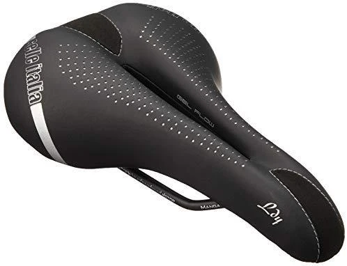 Selle Italia balnas SELLE ITALIA LADY GEL FLOW S (id atitikimas - S2) Mangano tūbelė 7, pluošto tek, 300g juoda (NAUJA)