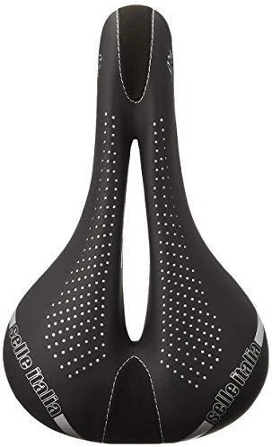 Selle Italia balnas SELLE ITALIA LADY GEL FLOW S (id atitikimas - S2) Mangano tūbelė 7, pluošto tek, 300g juoda (NAUJA)