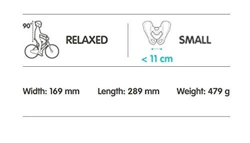 Selle Italia Balnas Royal Saddle SCIENTIA RELAXED R1 SMALL 90st. Gelis + Unisex elastomeras (SR-54R0SB0A09210)