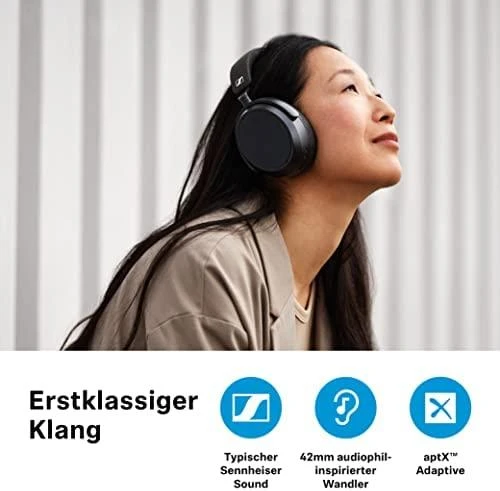 Sennheiser Momentum 4 ausinės naudojimo metu