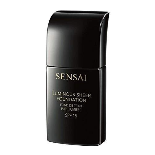 Skystas makiažo pagrindas Sensai Luminous Sheer SPF15 204 Honey rusvai gelsvas, 30 ml