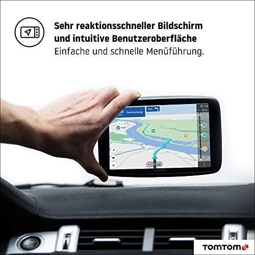 Senti TomTom 9UUA.001.64 navigatoriaus dėklas 15,2 cm (6") Įmautė Juoda, Pilka