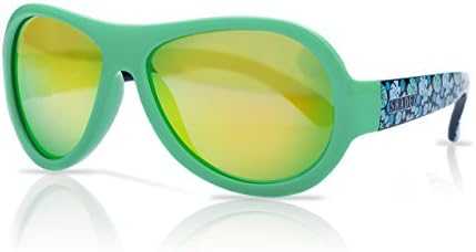 47 Brand Sale! SHADEZ Designer Leaf Print žalios „Junior“ vaikiški saulės akiniai 3–7 metams SHZ 44