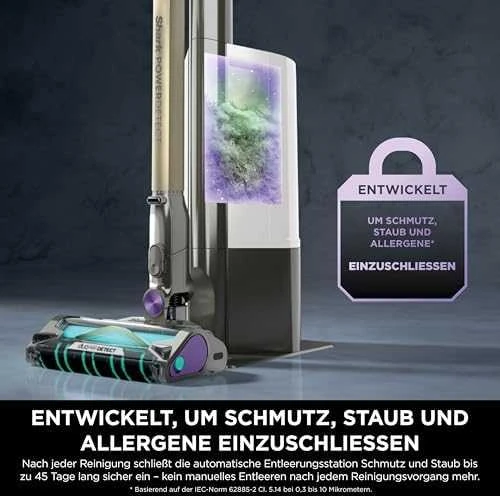 Belaidis dulkių siurblys Shark IP3251EUT, Pilkas su aukso spalvos ir violetiniais akcentais
