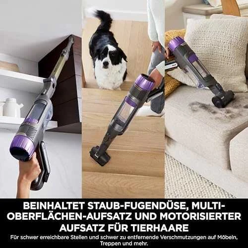 Belaidis dulkių siurblys Shark IP3251EUT, Pilkas su aukso spalvos ir violetiniais akcentais