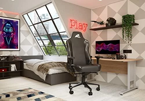 Žaidimų kėdė Sharkoon SGS40 Skiller Gaming Chair, Juoda