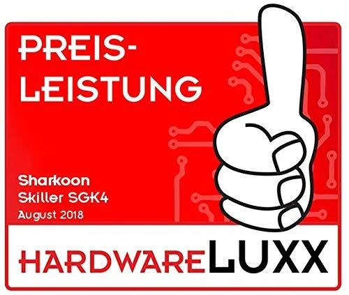 Sharkoon Skiller SGK4 Klaviatūra žaidimams QWERTZ su laidu rubberdome juodas