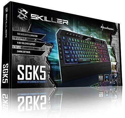 Sharkoon Klaviatūra žaidimams Skiller SGK5 juodas DE