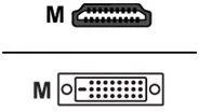 Sharkoon HDMI į DVI-D kabelio jungčių schema