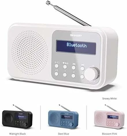 „Sharp DR-P420(WH)“ nešiojamasis skaitmeninis radijas „Tokyo“, FM/DAB/DAB+, „Bluetooth 5.0“, maitinamas per USB arba bateriją, „Snowy Baltas“ | „Sharp“ | Nešiojamasis skaitmeninis radijas „Tokyo“ | DR-P420(WH) | „Bluetooth“ | Baltas