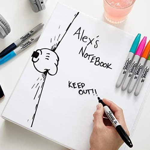 Sharpie smulkūs juodi žymekliai (36 vnt.) - 2025040