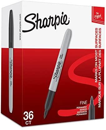 Sharpie smulkūs juodi žymekliai (36 vnt.) - 2025040