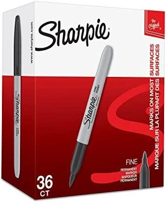 Sharpie smulkūs juodi žymekliai (36 vnt.) - 2025040