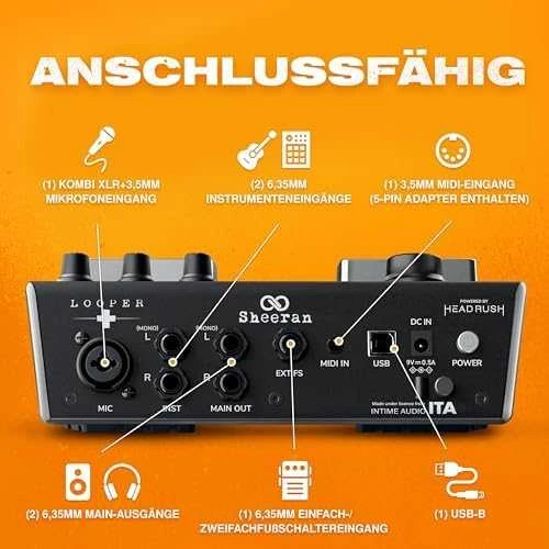 Sheeran Looper+ by HeadRush – looper, balso procesorius