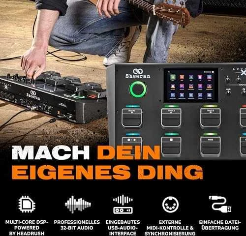 Garso Įranga - Looperis HeadRush Sheeran Looper X 32-bit Jutiklinis Ekranas Grafitas