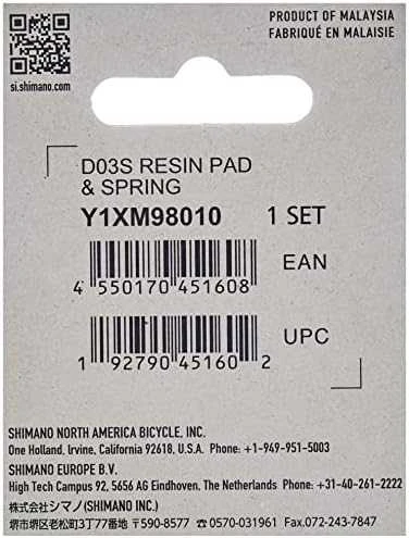 Diskinių stabdžių kaladėlės Shimano D03S Resin