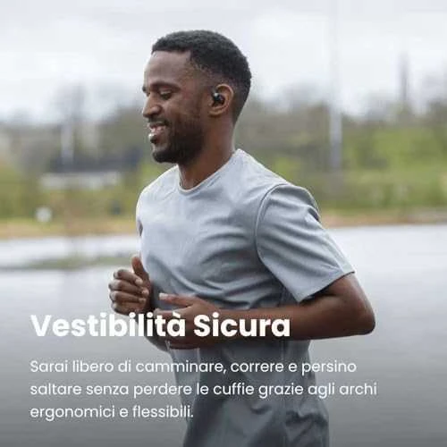 Ausinės Shokz OpenFit, Juodos spalvos
