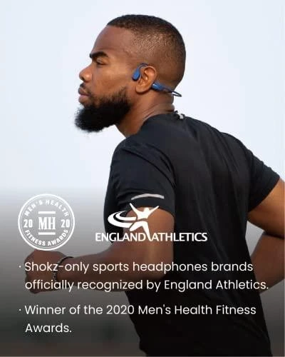 Belaidės ausinės Shokz Open Run, Mėlynos