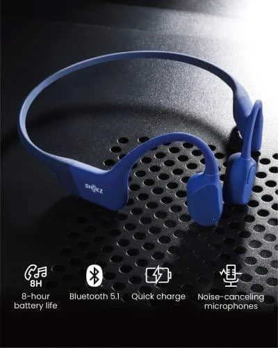 Belaidės ausinės Shokz Open Run, Mėlynos