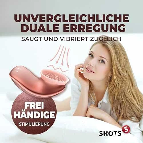 Innovation By Shots Twitch – laisvų rankų įrangos siurbimo ir vibracijos žaislas