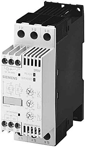 Siemens Minkštas pradžia 3 fazė 200- 480VAC 80A 45kW / 400V Uc = 110- 230V AC / DC S3 (3RW3046- 1BB14)