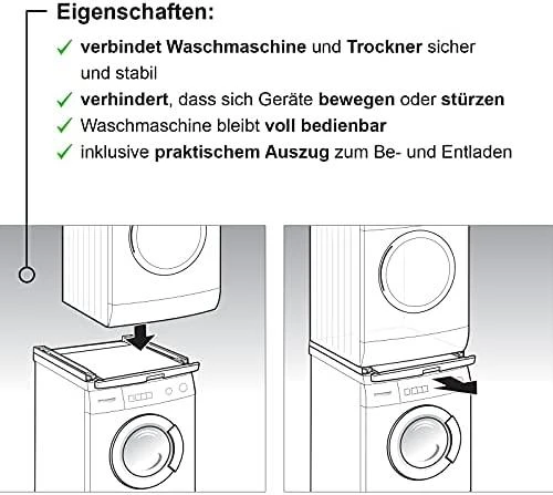 Bosch Sujungimo rėmelis skalbyklės ir džiovyklės SIEMENS WZ20400