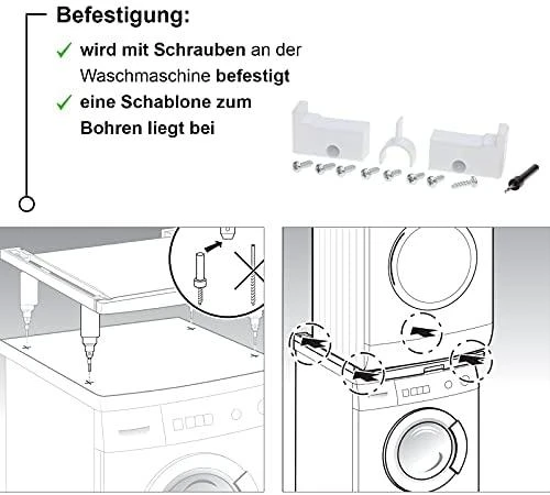 Bosch Sujungimo rėmelis skalbyklės ir džiovyklės SIEMENS WZ20400