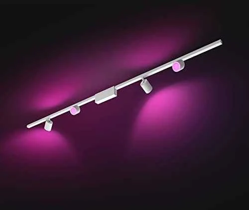 Philips Hue Perifo 4xcylinder taškinis lubinis šviestuvas balta