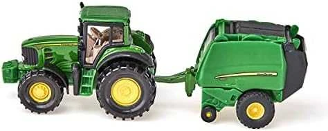 Siku John Deere traktorius su presu