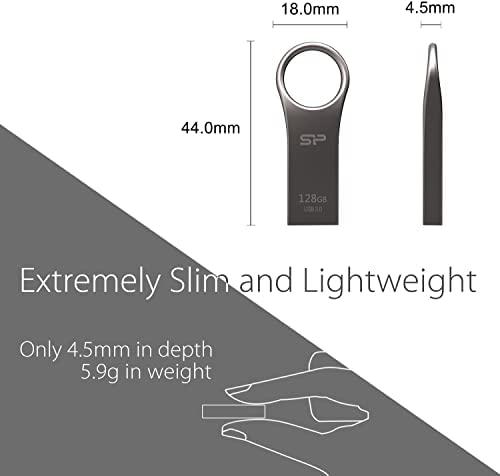 Pendrive Silicon Power Jewel J80, 64 GB (SP064GBUF3J80V1T)