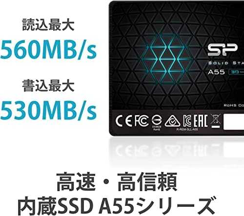 Kietasis diskas SILICON POWER 4TB A55 SATA III 6Gb/s VIDINIS KIETOJI DISKAS | Silicio galia | Tūzas | A55 | 4000 GB | SSD formos koeficientas 2,5" | Kietojo kūno disko sąsaja SATA III | Skaitymo greitis 500 MB/s | Rašymo greitis 450 MB/s