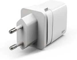 Silicon Power kelioninis adapteris USB/USB-C QM16 20W, baltas